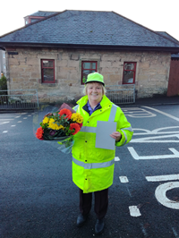 School Crossing Patroller Ellen McNeill